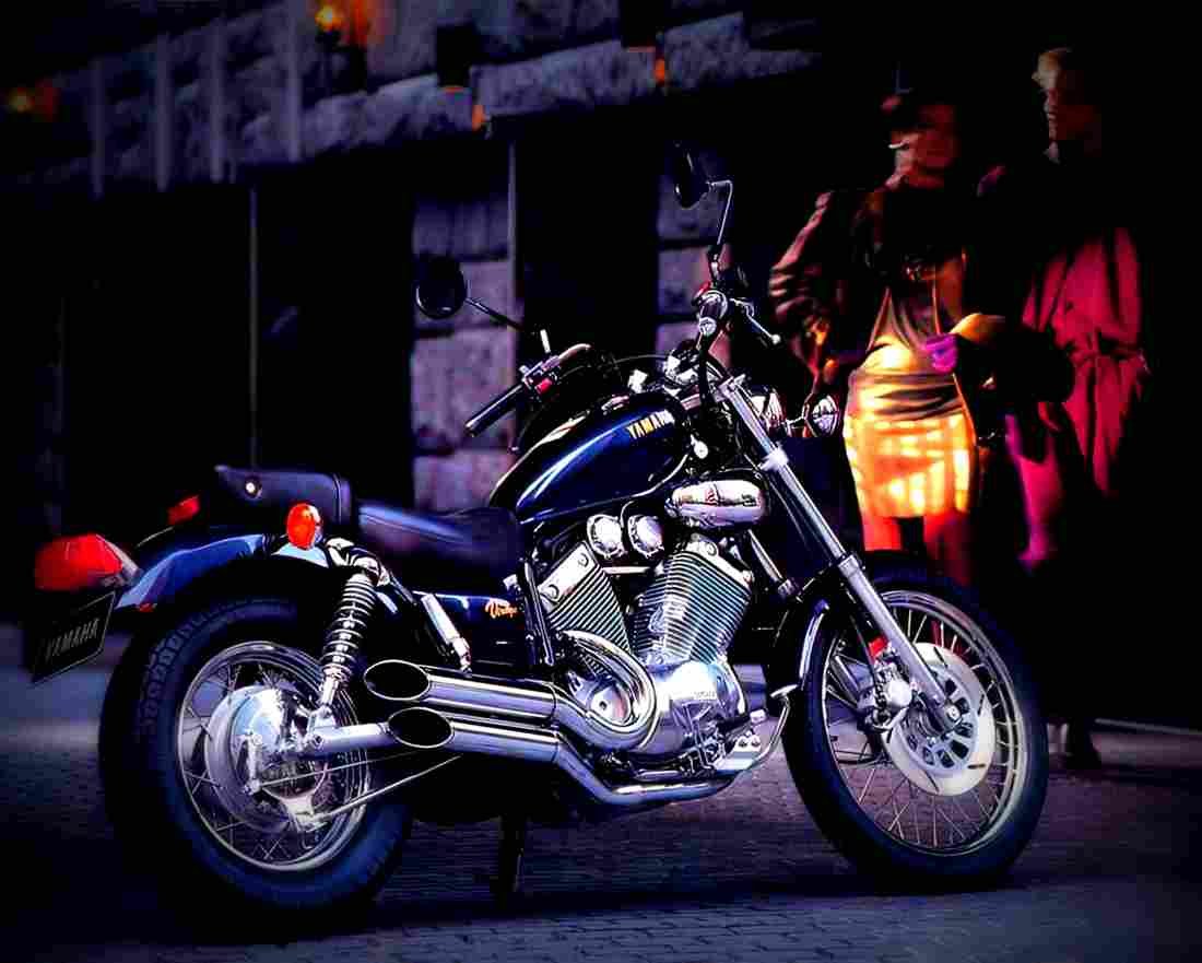 Yamaha XV 250 (reduced effect) 1991 2 motorbike A4 Photo Print