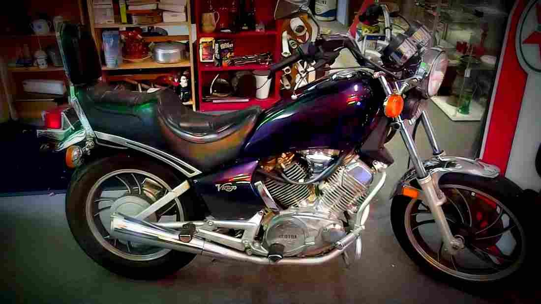 Yamaha XV 500 1983 4 motorbike A4 Photo Print