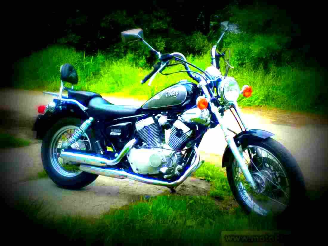 Yamaha XV 500 SE 1987 6 motorbike A4 Photo Print