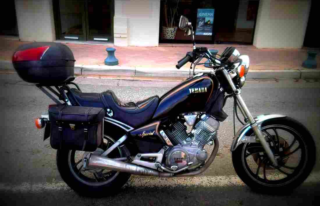 Yamaha XV 500 SE 1988 3 motorbike A4 Photo Print