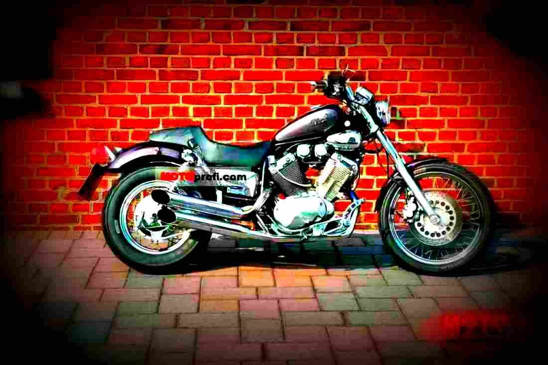 Yamaha XV 535 1992 3 motorbike A4 Photo Print