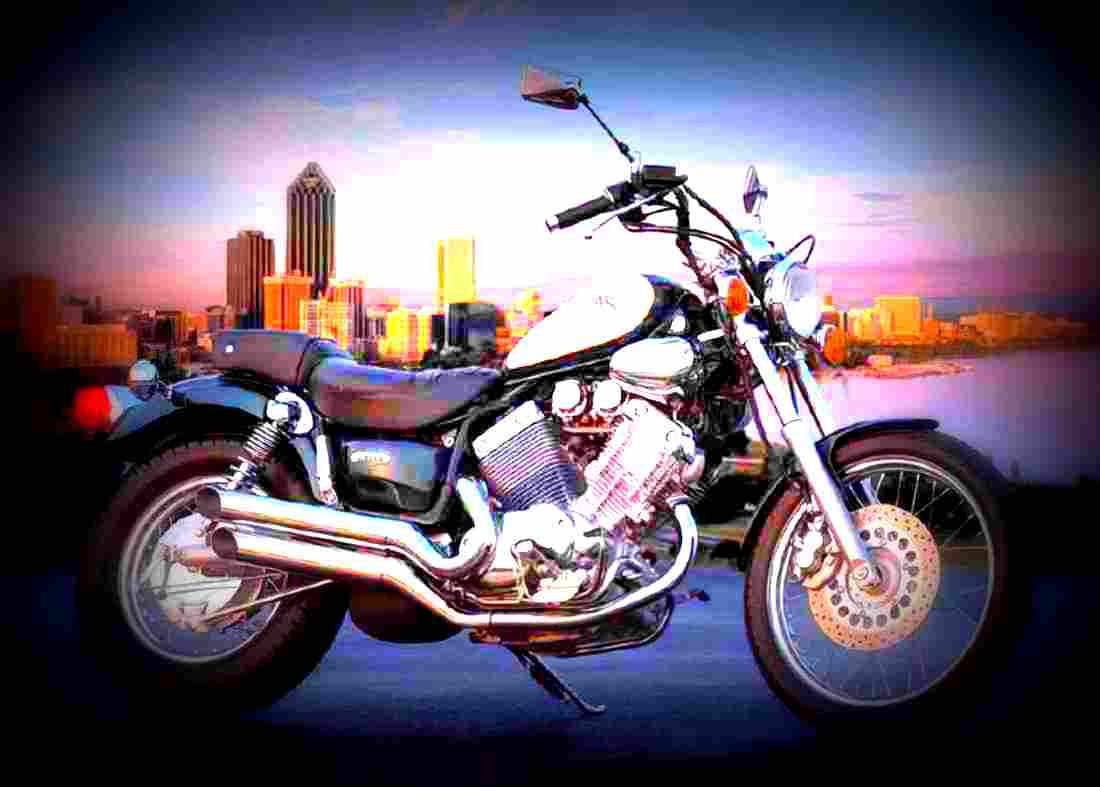 Yamaha XV 535 DX Virago 2001 5 motorbike A4 Photo Print
