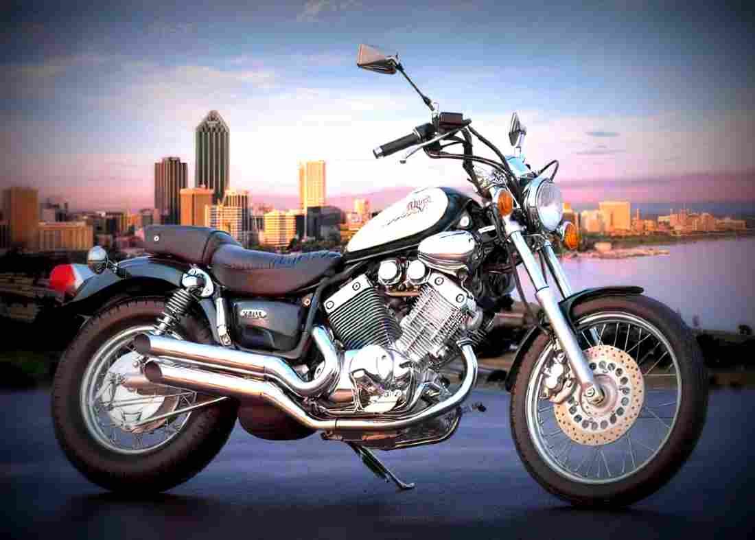 Yamaha XV 535 DX Virago 2003 4 motorbike A4 Photo Print