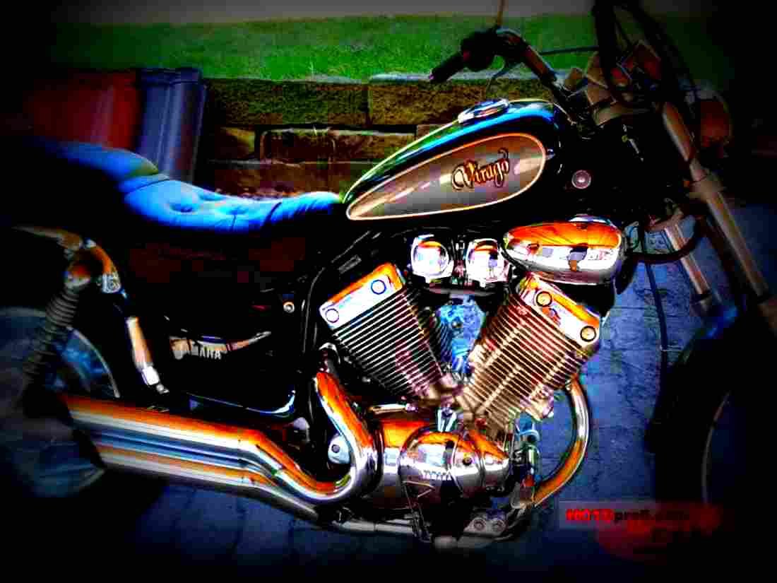 Yamaha XV 535 DX Virago De Luxe 1998 4 motorbike A4 Photo Print