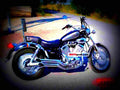 Yamaha XV 535 S Virago 1995 4 motorbike A4 Photo Print