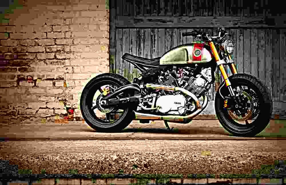 Yamaha XV 535 S Virago 1996 4 motorbike A4 Photo Print