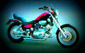 Yamaha XV 535 S Virago 1997 3 motorbike A4 Photo Print