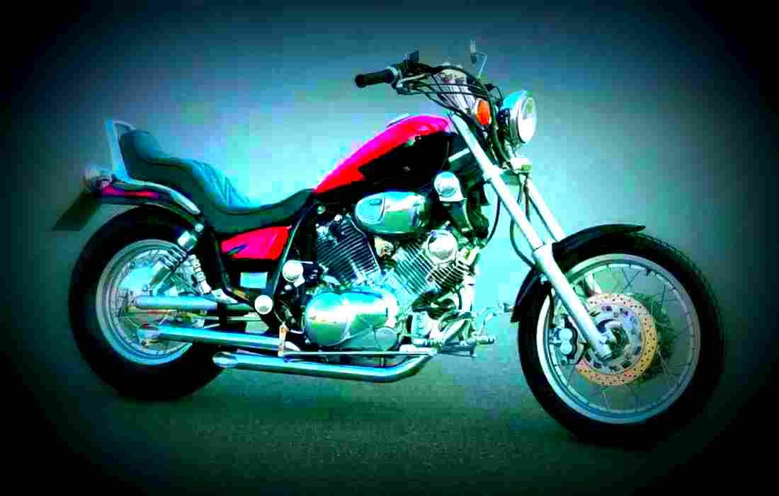 Yamaha XV 535 S Virago 1997 3 motorbike A4 Photo Print