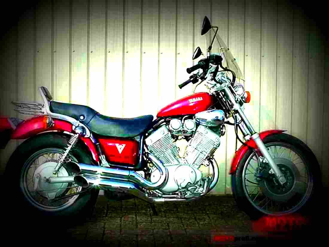 Yamaha XV 535 Virago 1989 2 motorbike A4 Photo Print