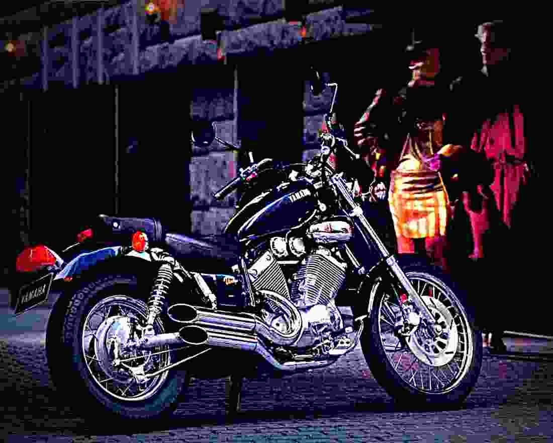 Yamaha XV 535 Virago 1989 4 motorbike A4 Photo Print