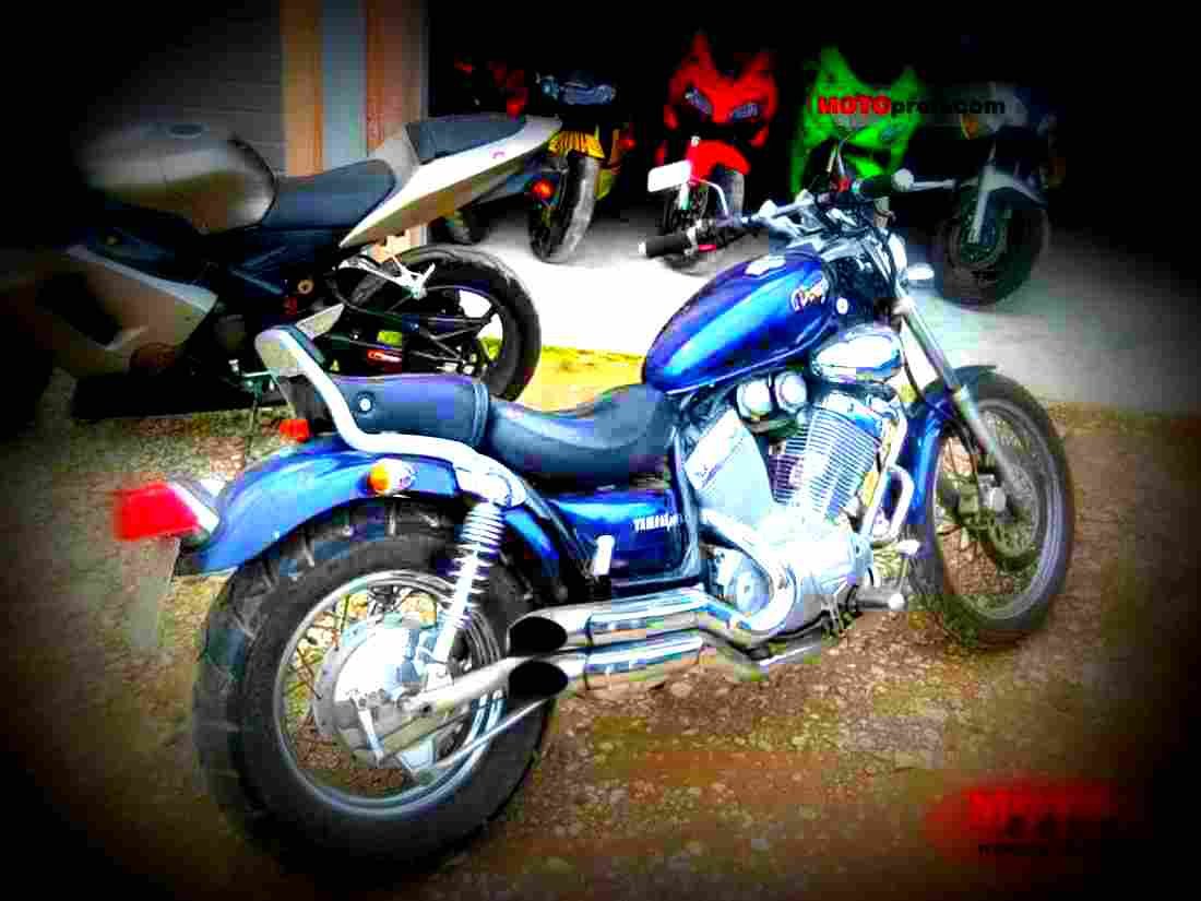 Yamaha XV 535 Virago 1994 1 motorbike A4 Photo Print