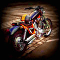 Yamaha XV 535 Virago 1996 1 motorbike A4 Photo Print