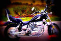 Yamaha XV 535 Virago (reduced effect) 1990 3 motorbike A4 Photo Print