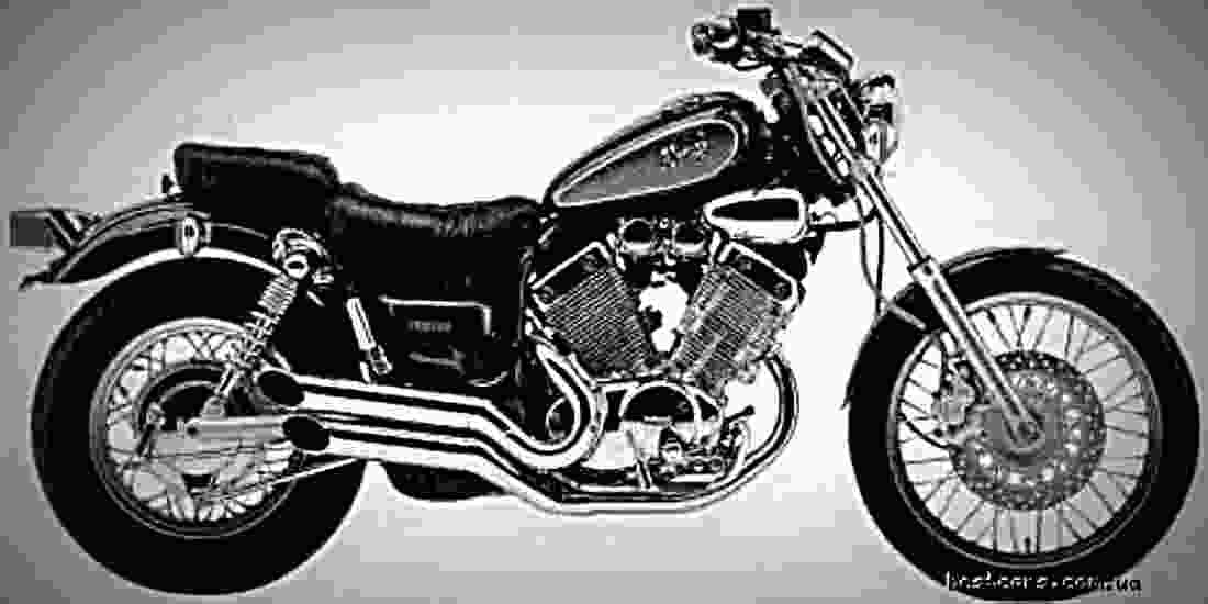 Yamaha XV 535 (reduced effect) 1991 2 motorbike A4 Photo Print
