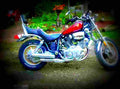 Yamaha XV 750 Special (reduced effect) 1981 5 motorbike A4 Photo Print