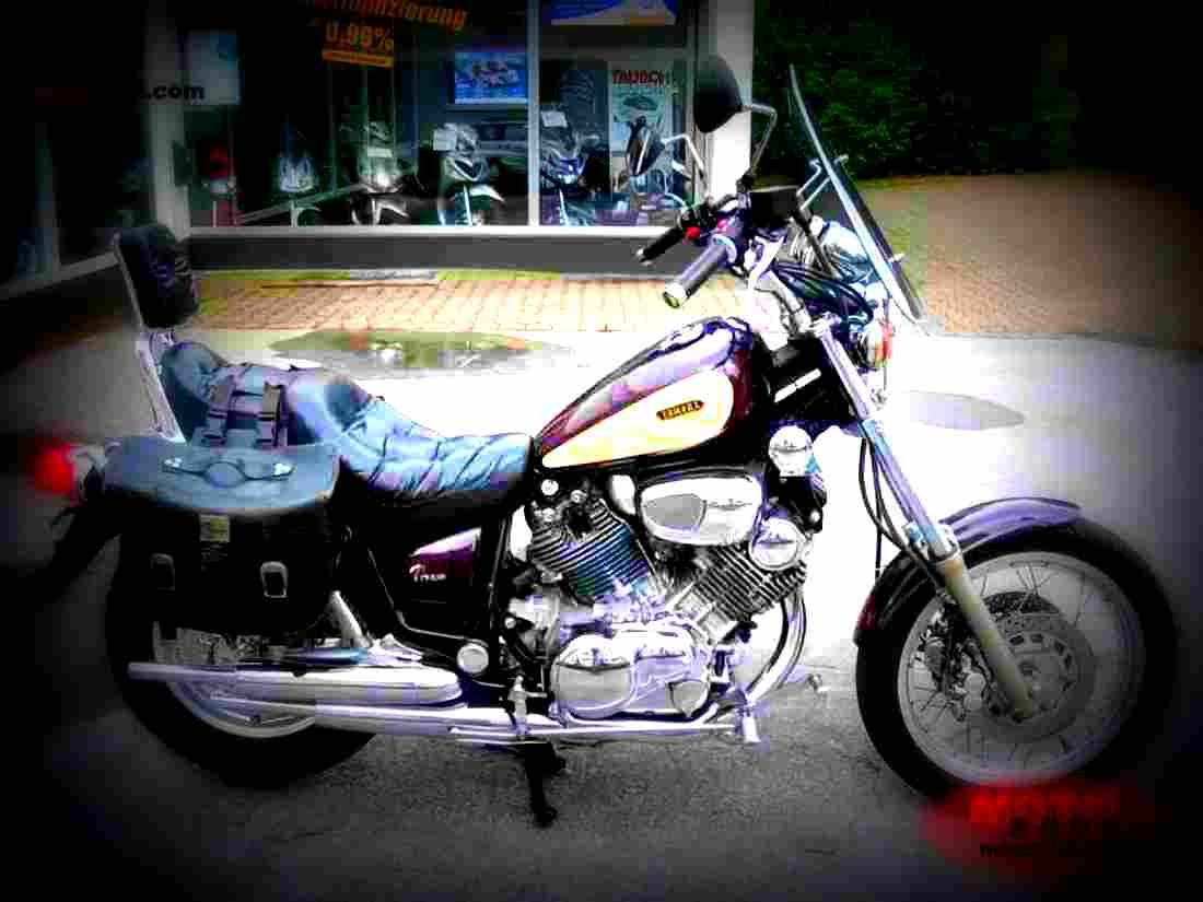 Yamaha XV 750 Virago 1994 6 motorbike A4 Photo Print