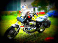 Yamaha XV 750 Virago 1995 4 motorbike A4 Photo Print