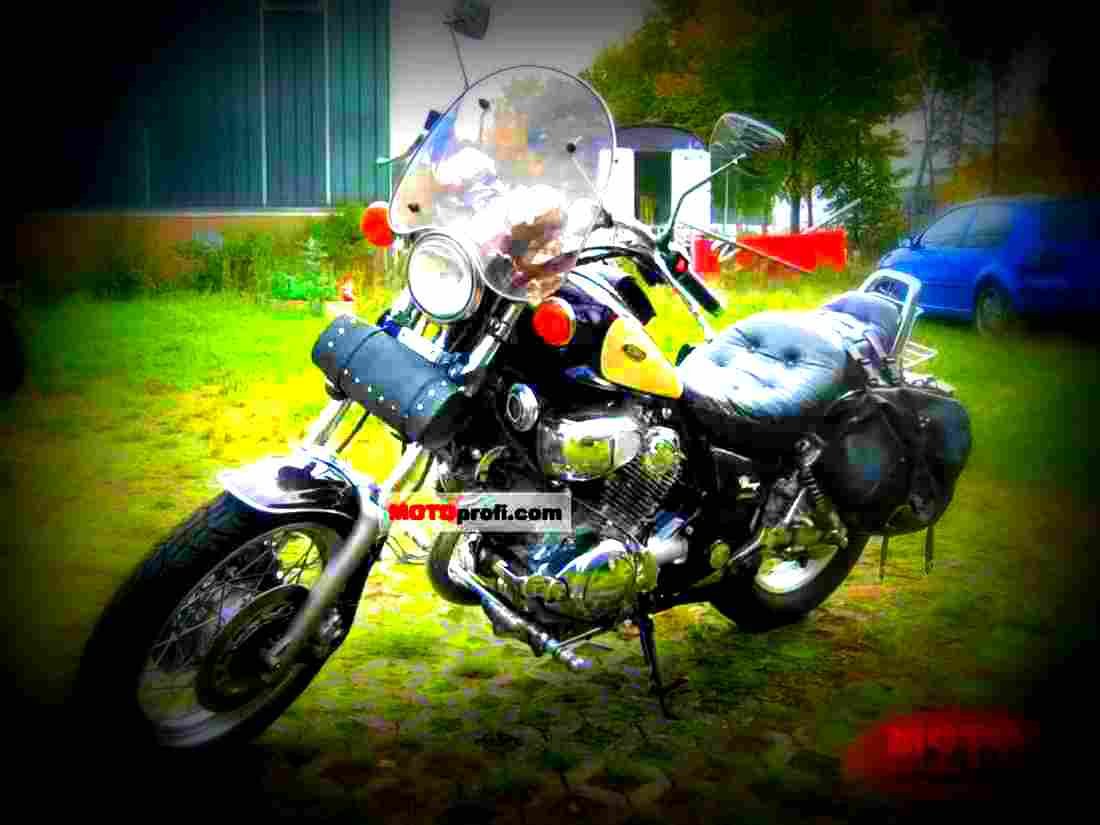 Yamaha XV 750 Virago 1995 4 motorbike A4 Photo Print