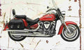 Yamaha XV1600 RoadStar 2001 Aged Vintage A4 Photo Print
