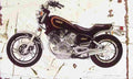 Yamaha XV750SE 1981 Aged Vintage A4 Photo Print