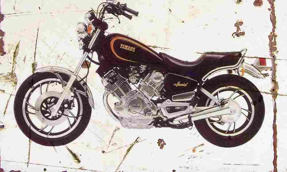 Yamaha XV750SE 1981 Aged Vintage A4 Photo Print
