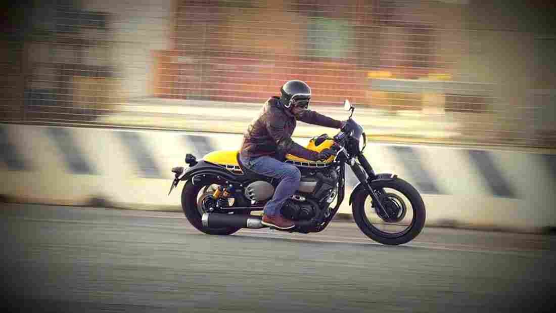 Yamaha XV950 Racer 2017 3 motorbike A4 Photo Print