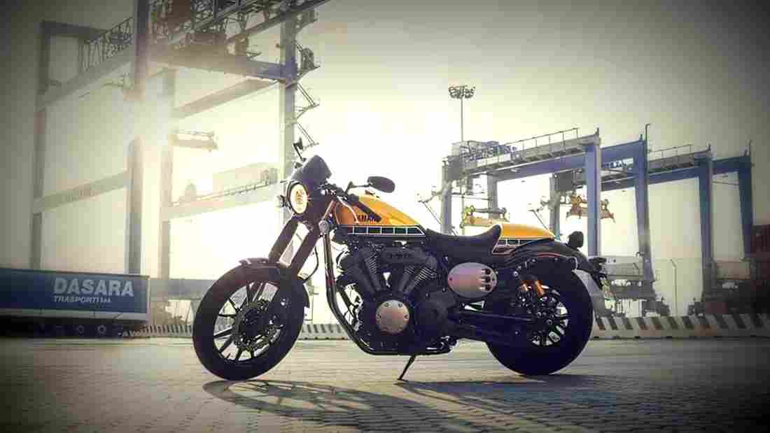 Yamaha XV950 Racer 2017 4 motorbike A4 Photo Print