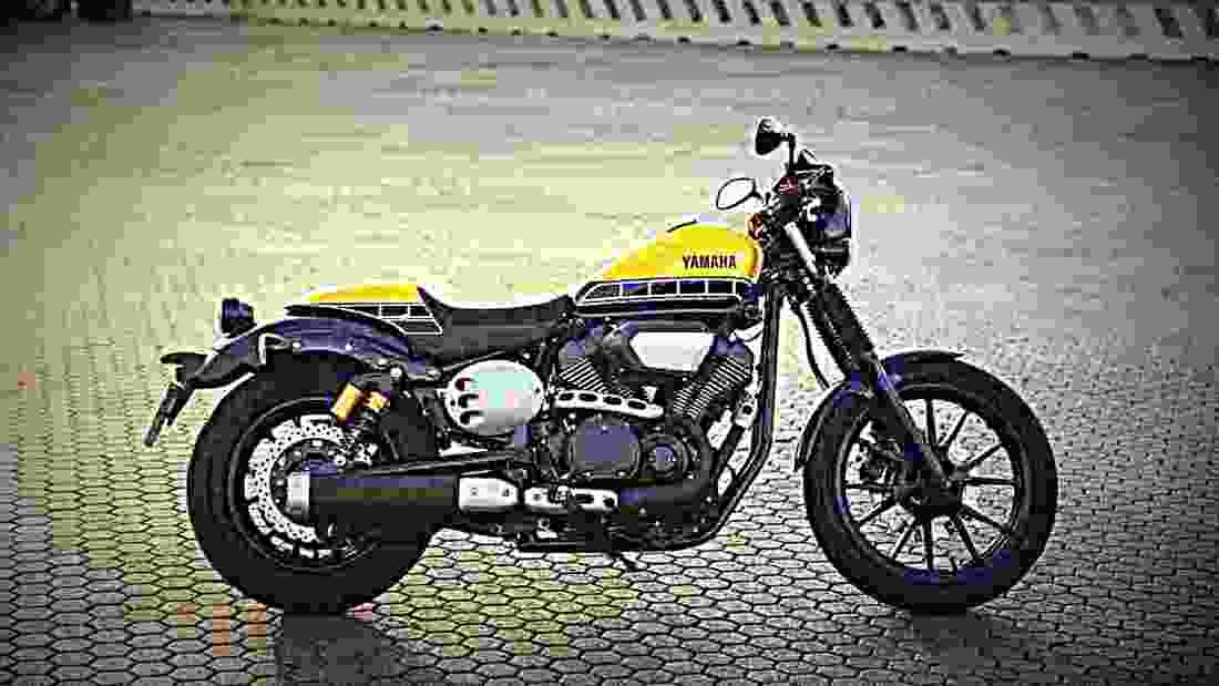 Yamaha XV950 Racer 2018 1 motorbike A4 Photo Print