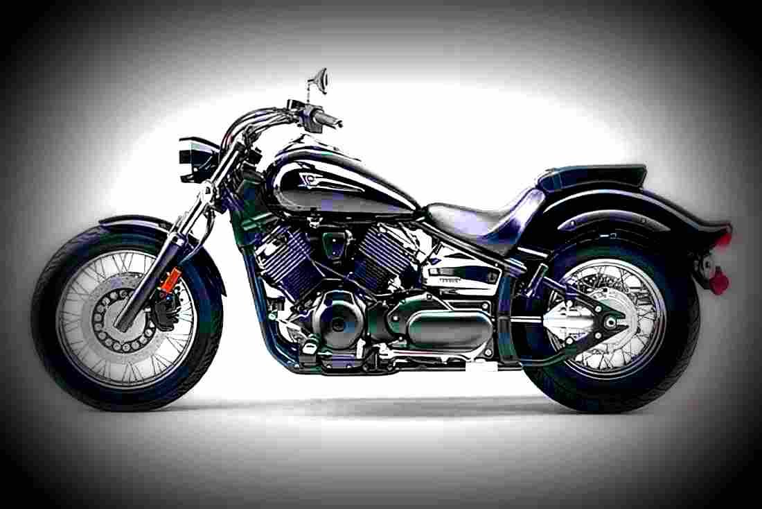 Yamaha XVS 1100 Drag Star Custom 2003 1 motorbike A4 Photo Print