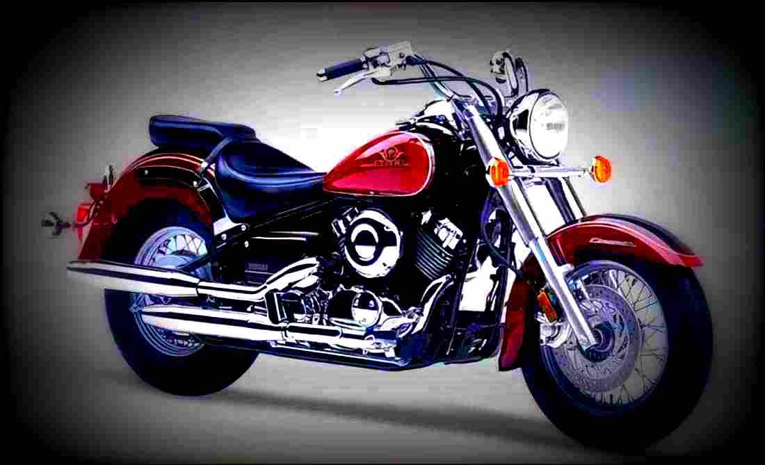 Yamaha XVS 1100 Drag Star Custom 2003 2 motorbike A4 Photo Print