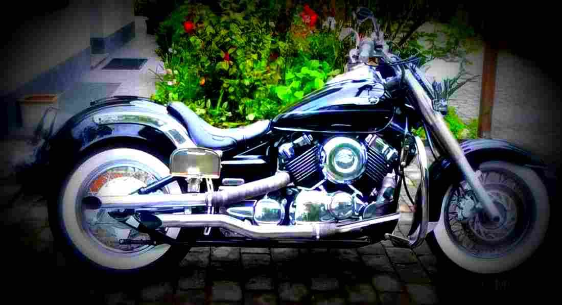 Yamaha XVS 650 Drag Star Classic 1998 6 motorbike A4 Photo Print