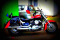 Yamaha XVS 650 Drag Star Custom 2001 3 motorbike A4 Photo Print