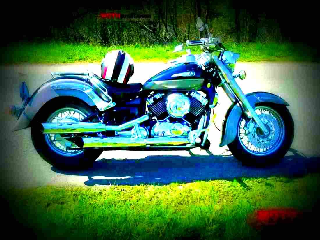 Yamaha XVS 650 Drag Star Custom 2001 5 motorbike A4 Photo Print