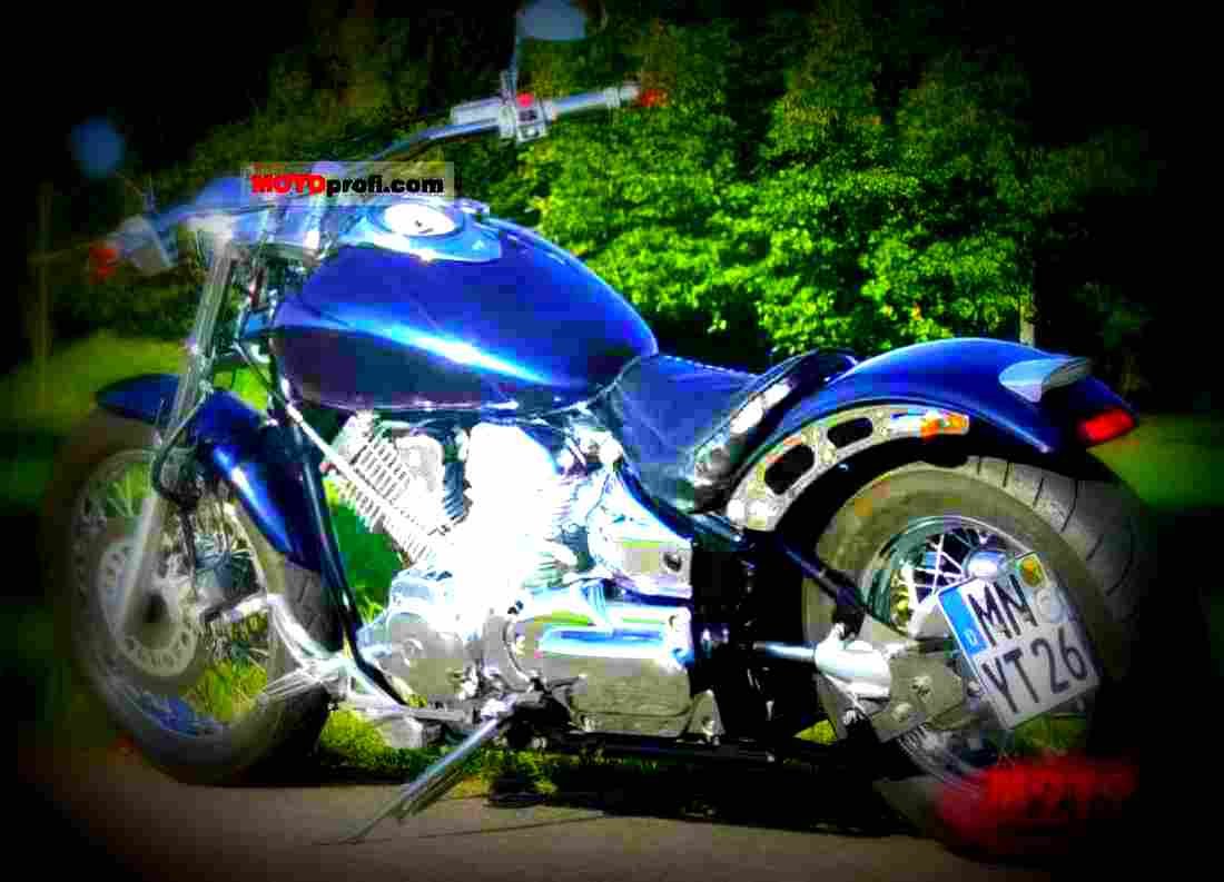 Yamaha XVS 650 Silverado 1997 2 motorbike A4 Photo Print