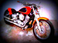 Yamaha XVS 650 Silverado 2001 6 motorbike A4 Photo Print