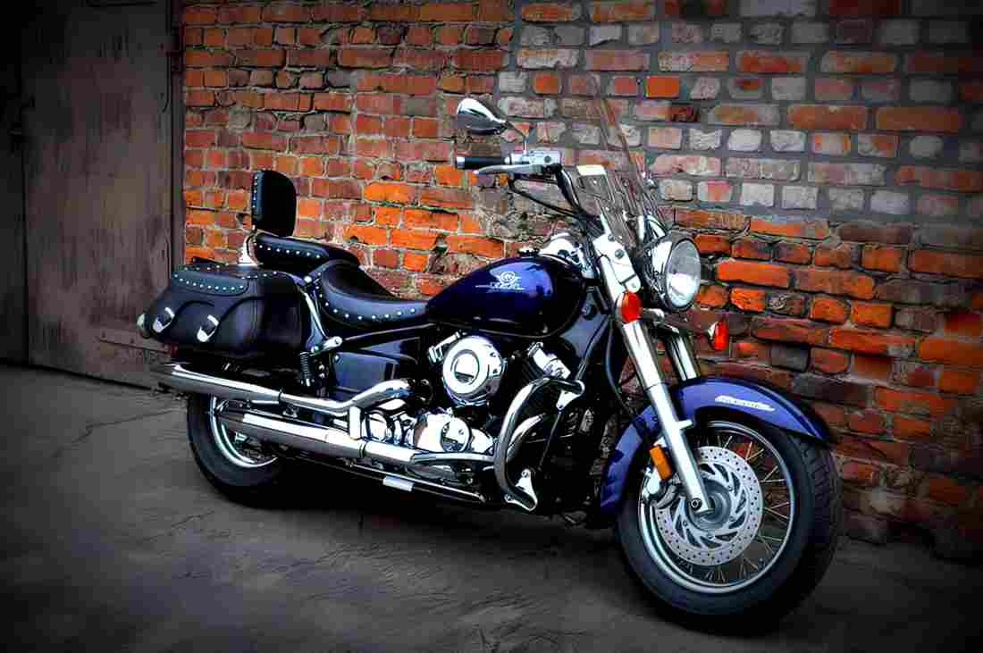 Yamaha XVS 650 Silverado 2002 1 motorbike A4 Photo Print