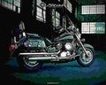 Yamaha XVS 650 Silverado 2003 2 motorbike A4 Photo Print