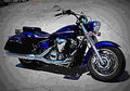 Yamaha XVS1300 A 2018 4 motorbike A4 Photo Print