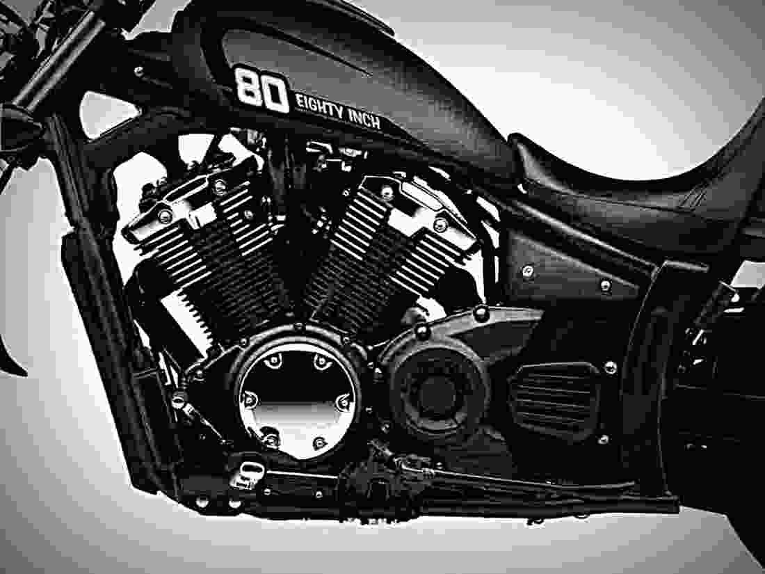 Yamaha XVS1300 Custom 2017 3 motorbike A4 Photo Print