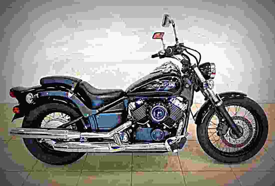 Yamaha XVS650 A 2018 2 motorbike A4 Photo Print