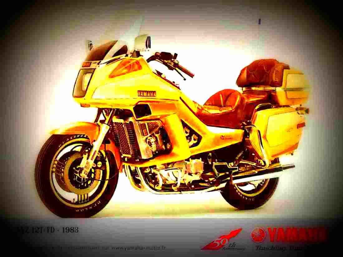 Yamaha XVZ 12 T 1985 1 motorbike A4 Photo Print