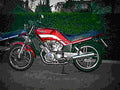 Yamaha XZ 550 (reduced effect) 1982 2 motorbike A4 Photo Print