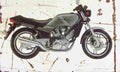 Yamaha XZ550 1982 Aged Vintage A4 Photo Print