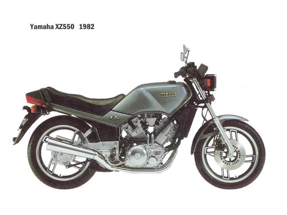 Yamaha XZ550 1982 motorbike A4 Photo Print