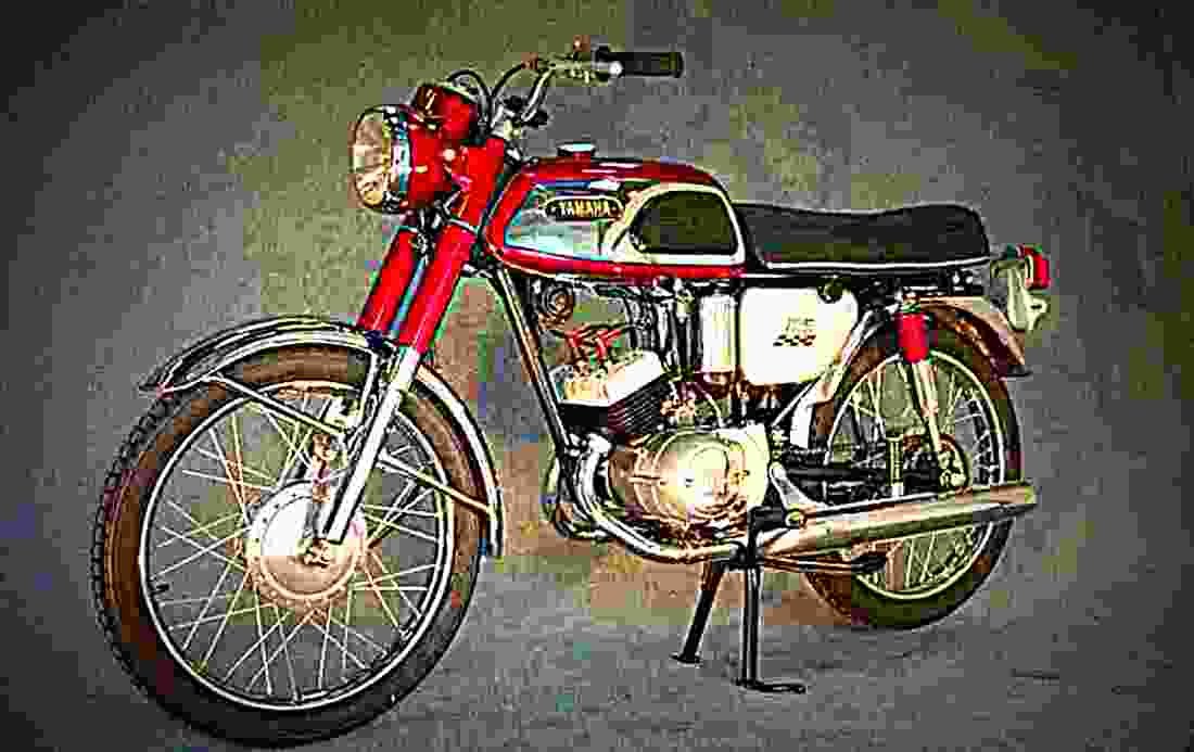 Yamaha YAS 1 1970 1 motorbike A4 Photo Print
