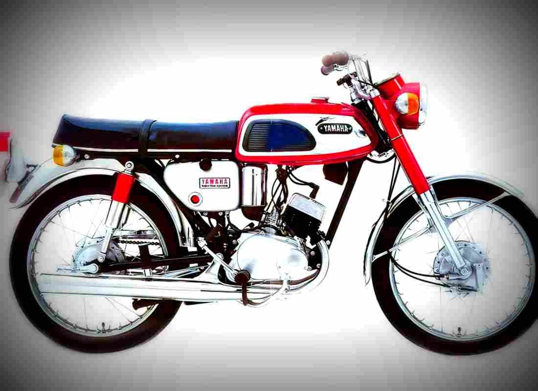 Yamaha YAS 1 1970 6 motorbike A4 Photo Print