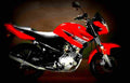 Yamaha YBR 110 2017 2 motorbike A4 Photo Print