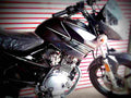 Yamaha YBR125 2017 2 motorbike A4 Photo Print