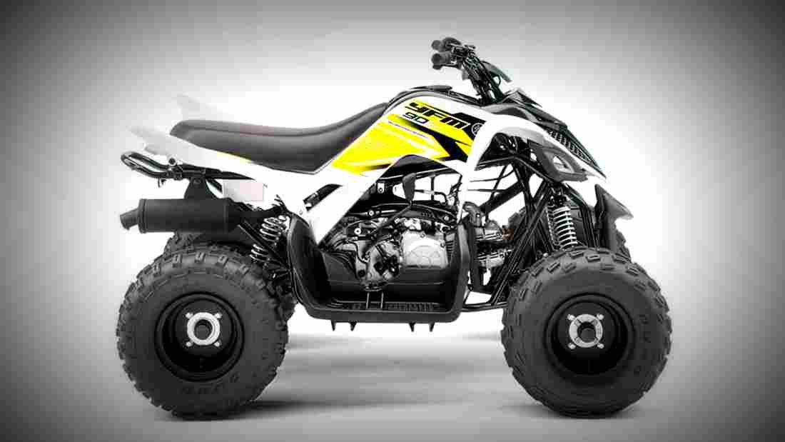 Yamaha YFM90R 2017 2 motorbike A4 Photo Print
