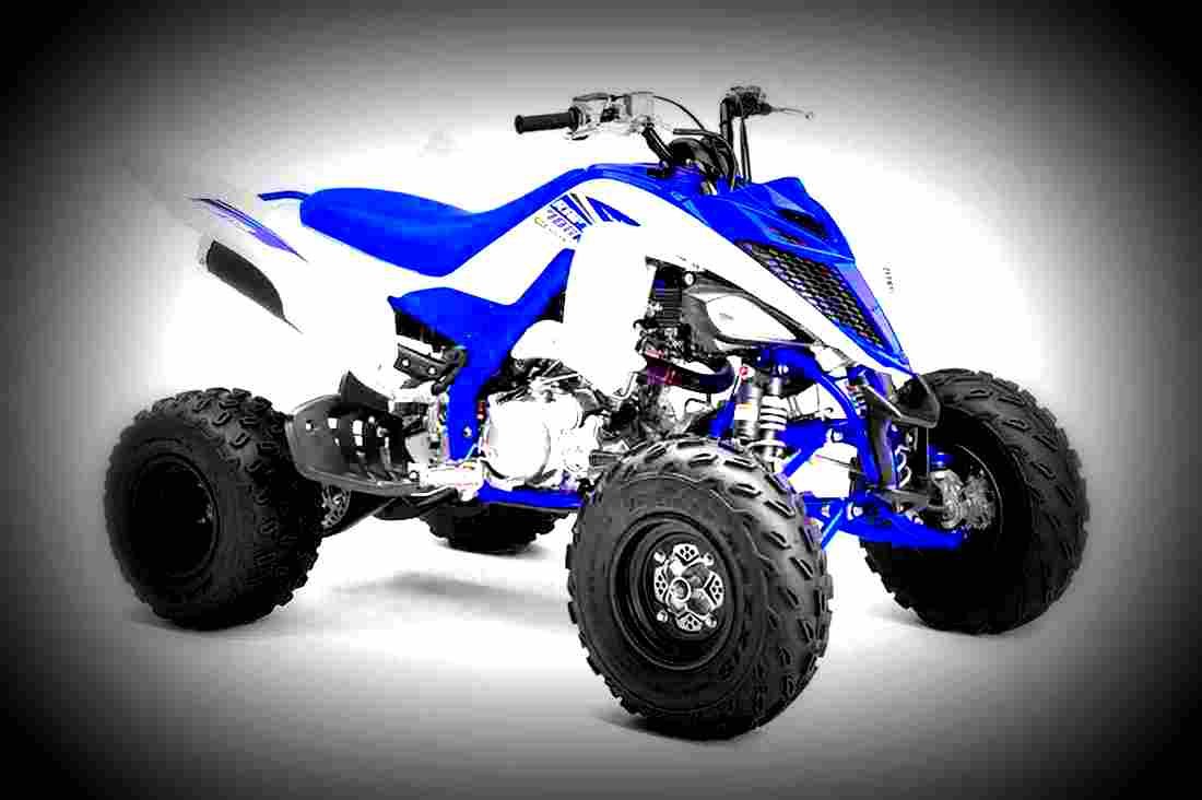 Yamaha YFM90R 2017 3 motorbike A4 Photo Print